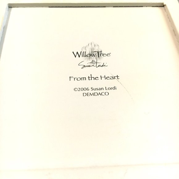 Vtg 2006 Willow Tree From The Heart Hinged Box - Picture 8 of 10